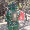 Api Mengintai Lereng Ijen, Babinsa Kodim 0825/Banyuwangi Bergerak Pantau Karhutla