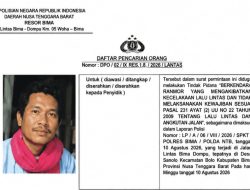 Muslim Asal Parado Masuk DPO Satlantas Polres Bima