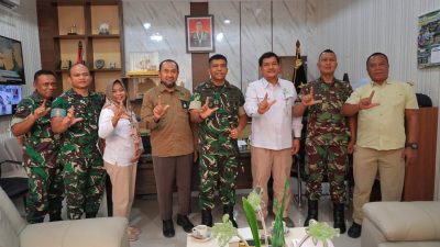 Perkuat Sinergi dan Kolaborasi, Danrem 031/WB Ajak Kepala Balai TNTN Jaga Kawasan dari Ancaman Karhutla