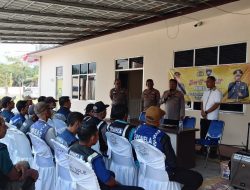 Jumat Curhat Polres Mesuji Bersama Sabuk Kamtibmas Ojek Pomela