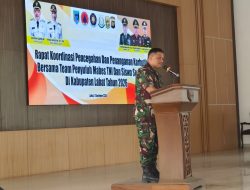 Perkuat Sinergi Antarsektor, Tim Penyuluh Mabes TNI dan Siswa Sesko TNI Gelar Rapat Koordinasi Cegah Karhutla di Lahat