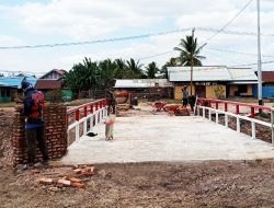 TNI dan Masyarakat Bersatu, Pembangunan 4 Jembatan Aramco di Waninggap Say Merauke Hampir Rampung