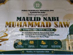 Ketua PPI Buru Sampaikan Terima Kasih kepada Seluruh Angkatan Purna Paskibraka
