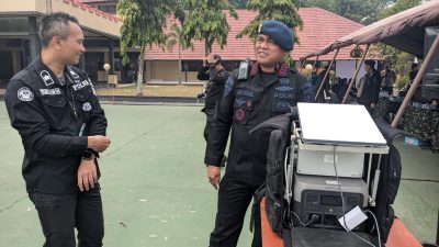 Dansat Brimob Kenalkan Starlink Portabel untuk Dukung Penanganan Karhutla