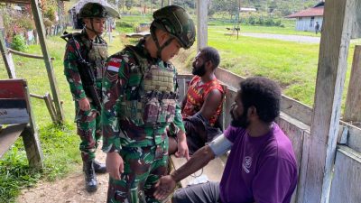 Pos Bolakme Gelar Pelayanan Kesehatan Bagi Masyarakat di Distrik Bolakme