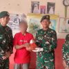 Satgas Pamtas Yonarmed 13/Nanggala Terima Penyerahan Sukarela 600 Gram Sisik Trenggiling dari Warga Perbatasan