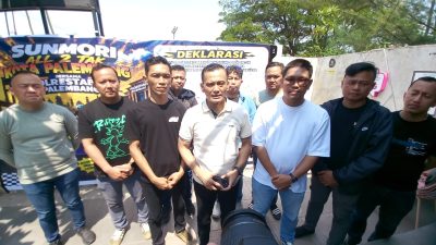 Polrestabes Palembang Rangkul Komunitas All 2 Tak, Tekan Balap Liar dan Tawuran