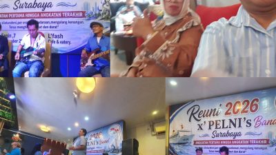 Temu Kangen Eks Pelni’s Band di Surabaya, Nostalgia dan Persaudaraan Kembali Bersama Keluarga Menyatukan Kenangan di Reuni 2026