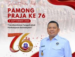 BNNP Aceh Sampaikan Ucapan HUT Pamong Praja ke-76
