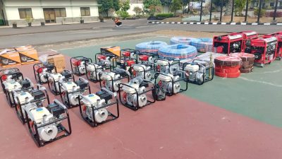 Terima Bantuan Presiden RI, Kodam II/Sriwijaya Salurkan Materiel Sumur Bor Penanganan Karhutla