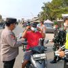 Polres Mesuji Bersama Forkopimda Bagikan Masker Serentak di 16 Titik, Antisipasi Dampak Abu Vulkanik Erupsi Gunung Anak Krakatau