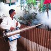 Cegah DBD dan Malaria, Kodim 1707/Merauke Bersama Denkesyah Lakukan Fogging di Lingkungan Asrama