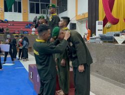 Dua Prajurit Yonif TP 951/Pandeka Marapi Raih Dua Medali Pada Kejuaraan Pencak Silat Piala Pangdam XX/TIB