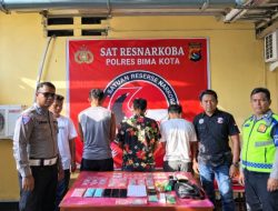 Polantas Polres Bima Kota Temukan 313 Butir Diduga Ekstasi di Jok Motor