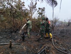 Kodam XIX/Tuanku Tambusai Perkuat Penanganan Karhutla di Bengkalis dan Kepulauan Meranti