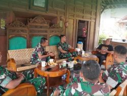 Danyonif TP 449/SH Kunjungi Romo Hartono Tokoh Masyarakat dan Budayawan