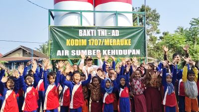 Sumur Bor Rampung 100%, SD Inpres Semangga 1 Merauke Kini Miliki Akses Air Bersih