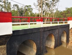 Jembatan Aramco Rampung, TNI Hadir Buka Akses Dan Harapan Baru Bagi Warga Kampung Baad