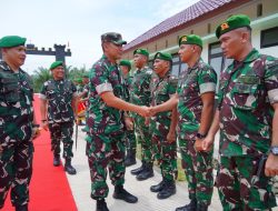 Pangdam I/BB Tinjau Yonif TP 852/ABY, Tekankan Mental Pejuang dan Profesionalisme Prajurit