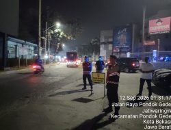 Jaga Jakarta On The Spot : Antisipasi Tawuran dan Balap Liar, Polsek Pondok Gede Gelar Patroli hingga Subuh