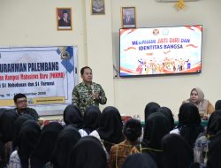 Bekali Generasi Muda, Danrem 044/Gapo Sampaikan Wawasan Kebangsaan di PKKMB STIKES Abdurahman