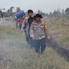 Polda Jambi Cek dan Tangani Karhutla di Sungai Aur, Luas Lahan Terbakar Capai 20 Hektare