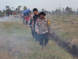 Polda Jambi Cek dan Tangani Karhutla di Sungai Aur, Luas Lahan Terbakar Capai 20 Hektare