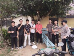 “Kabut Asap Karhutla Makin Pekat, Polisi Jelimpo Sambangi Warga dan Ingatkan Bahaya ISPA”