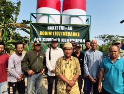 TNI AD Wujudkan Air Bersih, Kodim 1707/Merauke Hadir Atasi Kesulitan Warga RT.09 Marga Mulya