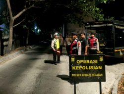 Jaga Jakarta On The Spot, Polsek Bekasi Selatan Intensifkan Razia Stasioner di Jam Rawan