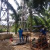 Jembatan Perintis Geureudong Pase Capai 55 Persen, Babinsa dan Warga Terus Berjibaku