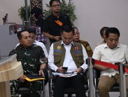 Danrem 044/Gapo Hadiri Rakor Perkembangan Penanggulangan Karhutla di Griya Agung