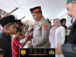 Tempati Rumah Dinas, Kapolres Aceh Timur Dipeusijuk Abu Keude Dua dan Santuni Anak Yatim