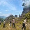 Polres Tambrauw Padamkan Kebakaran Lahan di Sekitar Kediaman Wakil Bupati