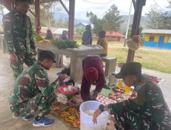 Personel Pos Bolake Bantu Perekonomian Masyarakat Dengan Memborong Hasil Tani