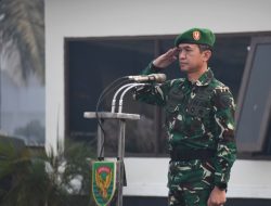 Disiplin dan Loyalitas Jadi Kunci, Kasrem 044/Gapo Pimpin Upacara Bulanan