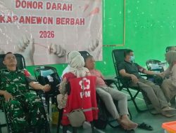 Kepedulian Babinsa Mendonorkan Darah Untuk Sesama