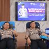 Semarak HUT Lalu Lintas ke-71, Ditlantas Polda Papua Barat Daya Gelar Bakti Kesehatan Donor Darah