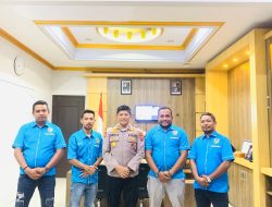 KNPI Kabupaten Buru Silaturahmi dengan Kapolres, Perkuat Koordinasi Pengamanan Liga Futsal