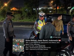 Jaga Jakarta On The Spot, Polsek Bekasi Barat Gelar Razia Stasioner dan Patroli Cegah Kejahatan Jalanan