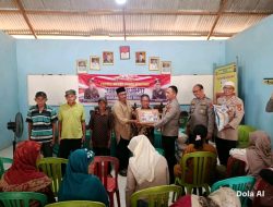 Jumat Curhat Polres Mesuji di Bangun Mulyo Berbagi Sembako dan Imbauan Kamtibmas Antisipasi C3