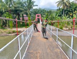 Jembatan Gantung Desa Garonggang Rampung Diperbaiki, Akses Warga Kembali Nyaman