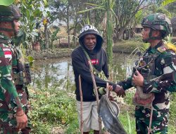 Yonif satgas 645/Gardatama Yudha Laksanakan Kegiatan Pelayanan Kesehatan dan Pemberian Sargal Kepada Masyarakat Distrik Napua