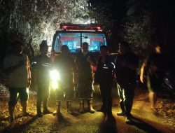 Sigap dan Cepat!, Personel Babinsa, Damkar Kodim 1310/Bitung, Damkar YTP 916/BS Bersinergi dengan Aparat Terkait, Padamkan Kebakaran Lahan di Kawasan Kaki Dian