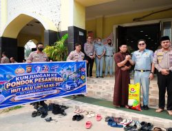 Peringati Hari Lalu Lintas Bhayangkara ke-71, Ditlantas Polda Sumsel Kunjungi Ponpes Tahfidz Nurul Qur’an