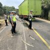 Sat Lantas Polres Mesuji Tangani Laka Lantas di Jalan Lintas Timur, Satu Orang Meninggal Dunia