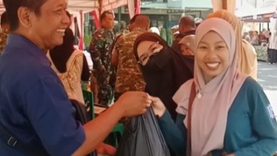 Ringankan Harga Gula, PG Djatiroto Gelontorkan 15 Kwintal Dalam Bazar TNI