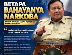 Presiden Prabowo Soroti Ancaman Narkoba yang Kian Meluas, P4GN Diminta Diperkuat