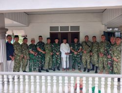 ‎Dandim Aceh Utara Anjangsana ke Kediaman Abu Manan, Perkuat Silaturahmi TNI dan Ulama