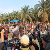 Personil Gabungan Polres Mesuji, Tulang Bawang dan Tubaba Amankan Aksi Pendudukan Lahan PT. PAL
